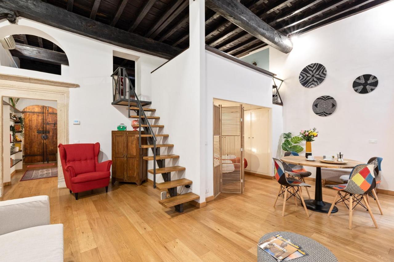 Rome As You Feel - Charming Loft In Navona Lägenhet Exteriör bild